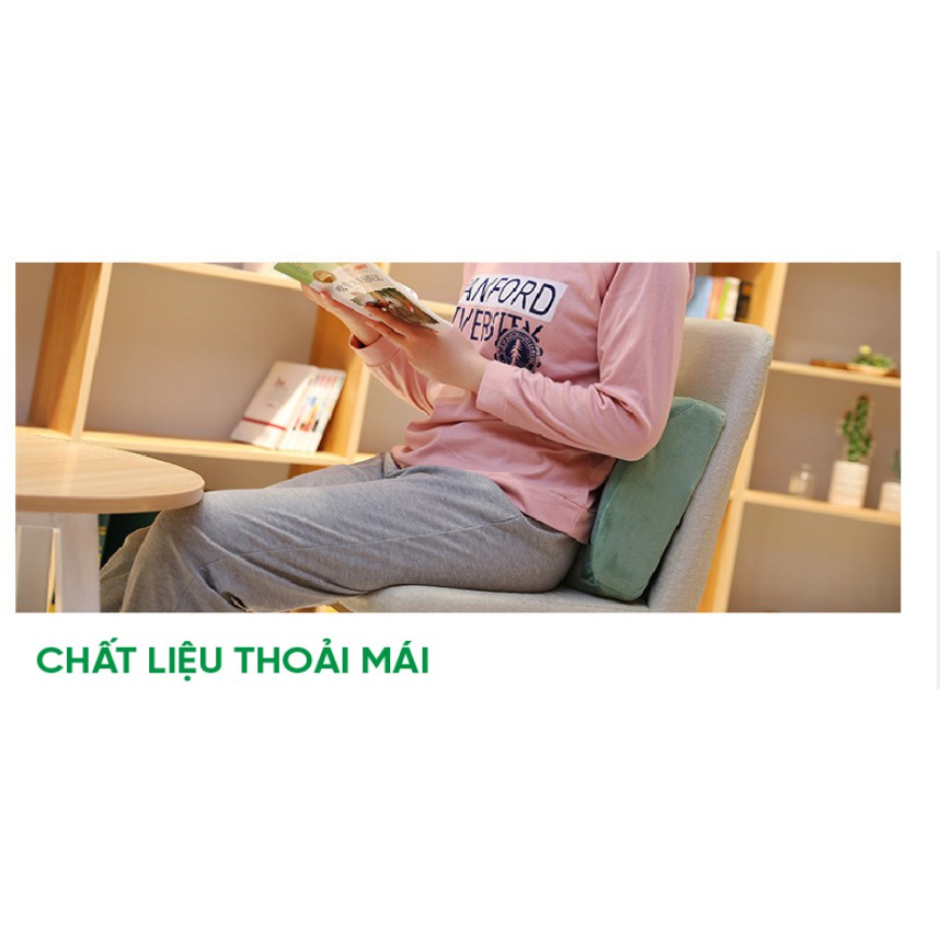 Gối tựa lưng cao su non cỡ lớn hình thú dành cho bà bầu, xe hơi, văn phòng