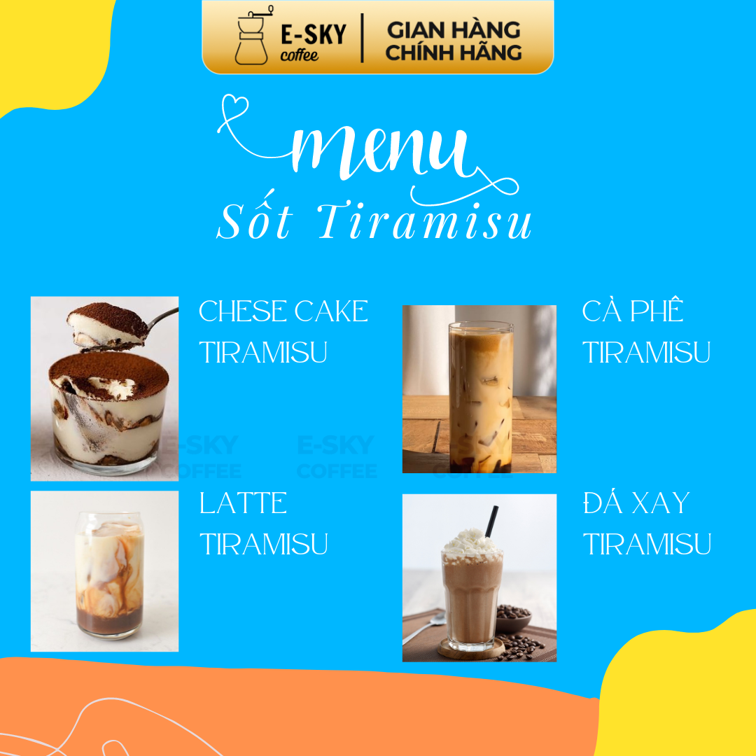 Sốt Tiramisu Pomona Tiramisu Sauce Nguyên Liệu Pha Chế Cà Phê Trà Sữa Hàn Quốc Chai 1.9kg