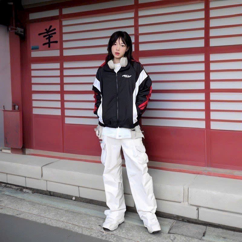 Áo Khoác Dù THIFU FASHION Hai Lớp In Ký Hiệu, Chống Nắng Tránh Mưa Cho Nam Và Nữ