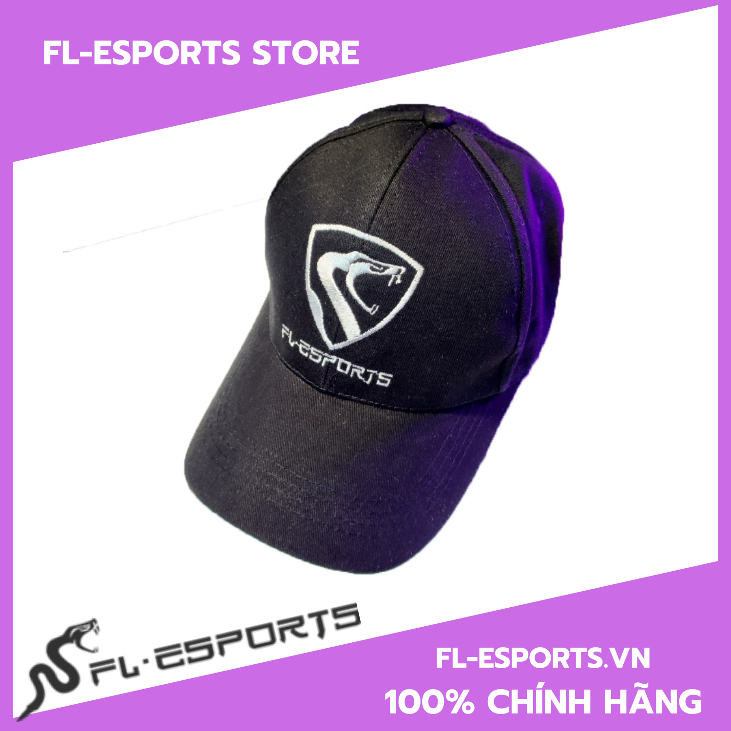 Mũ lưỡi trai, nón kết FL-Esports unisex - Hàng nhập khẩu