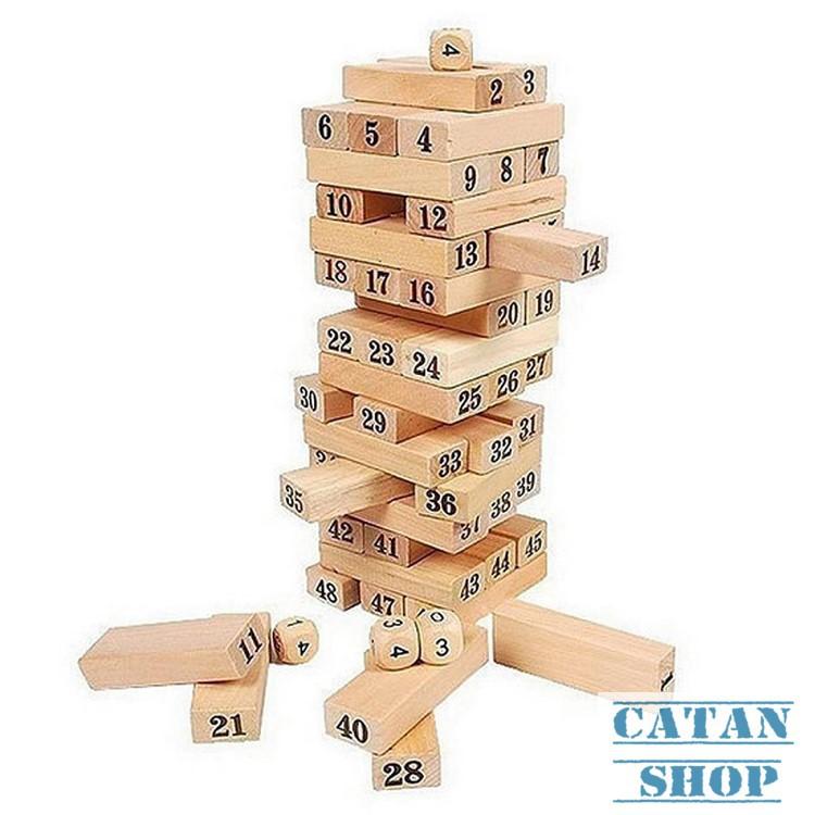 Bộ đồ chơi rút gỗ mini Wiss Toy 54 thanh cho bé, đồ chơi giải trí cho các bạn trẻ BB27-RG54