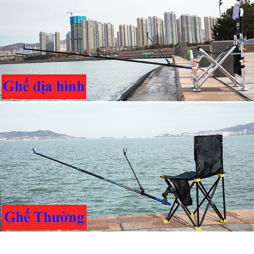 Chống Cần Câu Đài Carbon Chống Cần Câu Cá Cao Cấp Sang Trọng Chất Lượng KK16