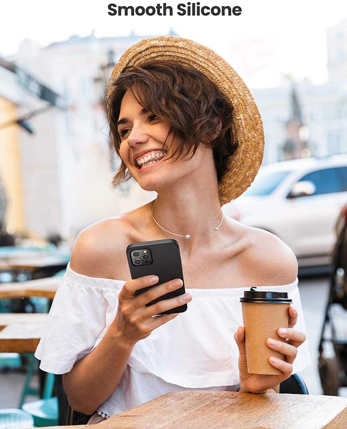 Ugreen UG20454LP418TK Iphone 12 Pro 6.1inch Màu Đen Ốp Lưng điện thoại Silicone - HÀNG CHÍNH HÃNG