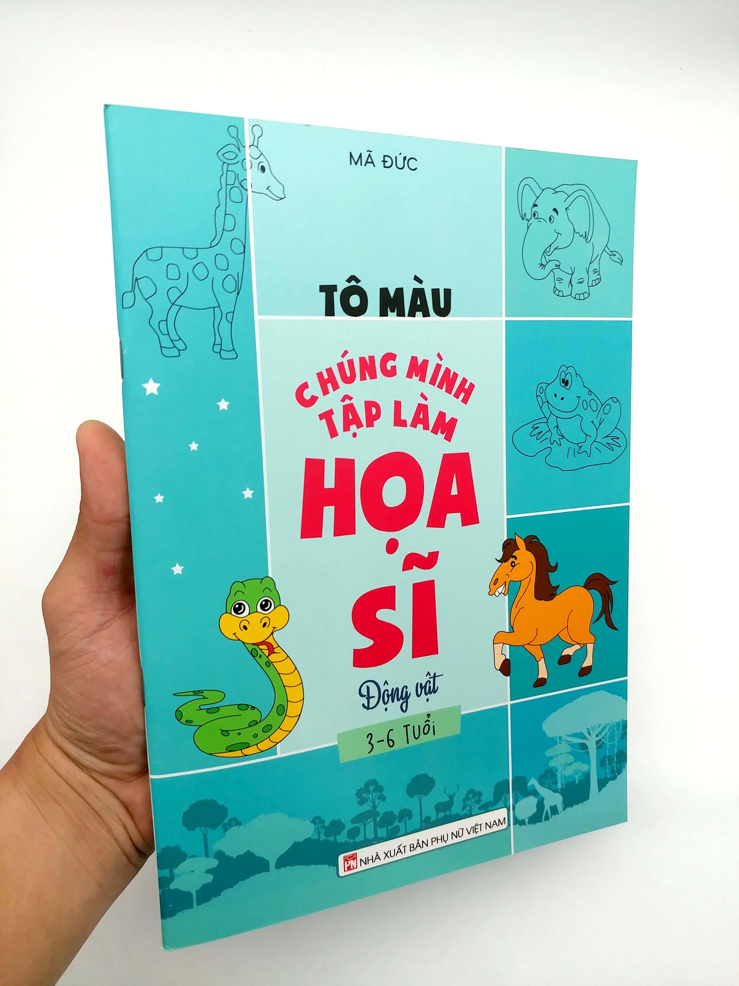 Tô Màu Chúng Mình Tập Làm Họa Sĩ - 3-6 Tuổi - Động Vật