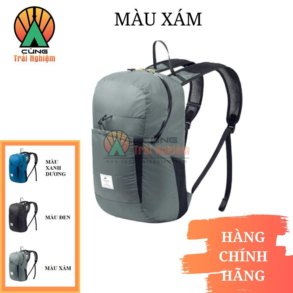 Balo Du Lịch Gấp Gọn 22L Chống Rách, Chống Thấm Nước cho Đi Học Đi Chơi Dã Ngoại NatureHike NH17A017-B