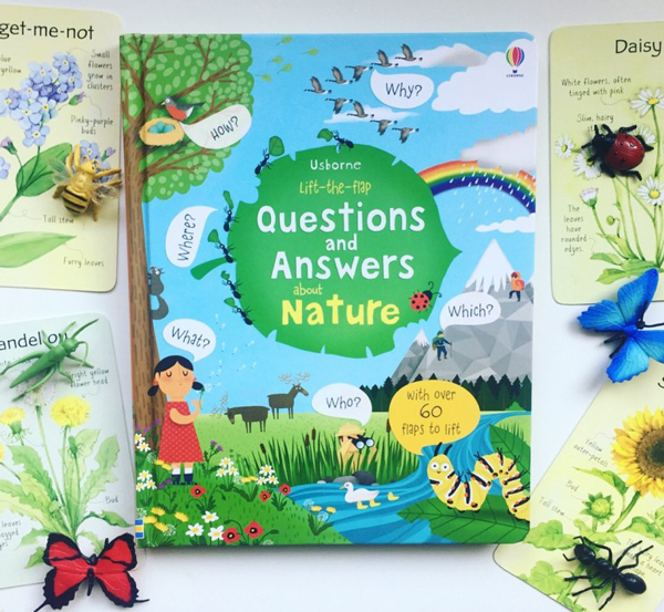 Sách tương tác tiếng Anh - Usborne Lift the Flap Questions and Answers about Nature