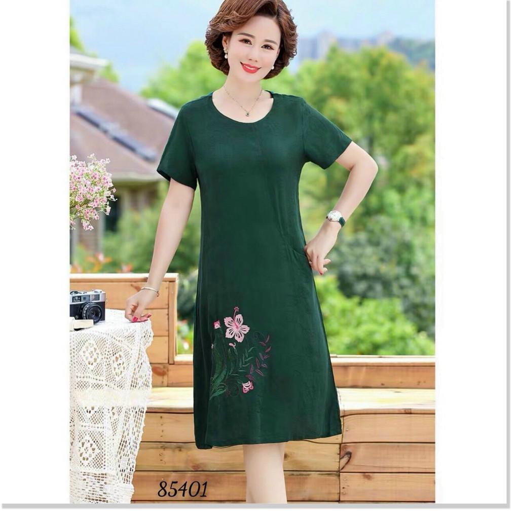 ĐẦM THÊU HOA,HỌA TIẾT TRƠN NHƯNG KHÔNG KẾM PHẦN SANG TRỌNG THỜI TRANG VINA 1HIT FASHION