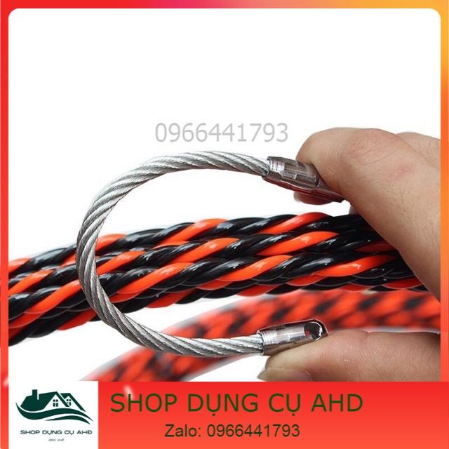Dây mồi điện 3 lõi xoắn - Dây luồn ghen điện 3 lõi xoắn