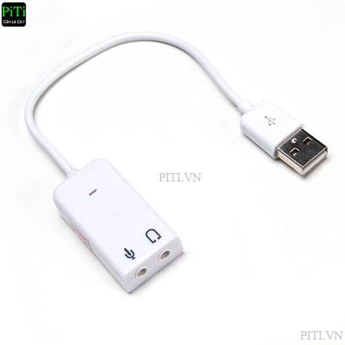 Card chuyển USB ra Sound - Cáp chuyển USB ra Âm thanh 7.1