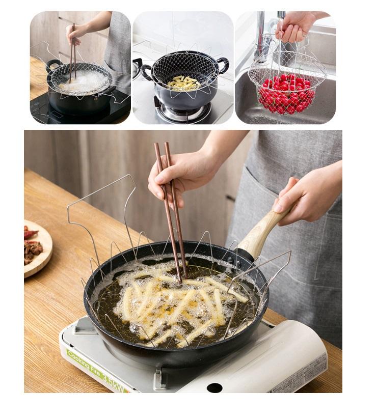 Lưới Chiên - Dụng Cụ Chiên Đồ Ăn - Đa Năng - Tiện Dụng - CH Hương Thị Miễn Phí Vận Chuyển