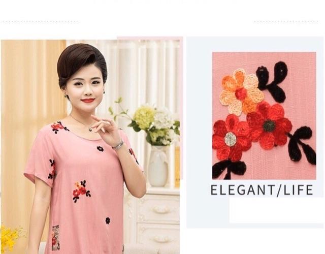 Bộ đồ mặc nhà trung niên cho mẹ_hàng sẵn