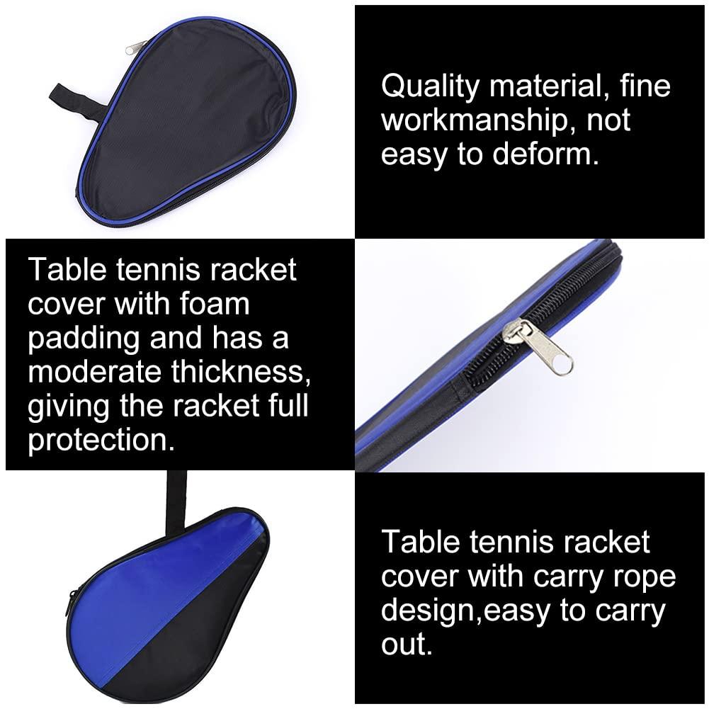Bảng bóng bàn Bat Case, Túi Bat Batch Bat, Ping Pong Paddle Bags, Bàn Table Table Vỏ vợt Túi lưu trữ Pong Rackers cho các môn thể thao trong nhà và ngoài trời