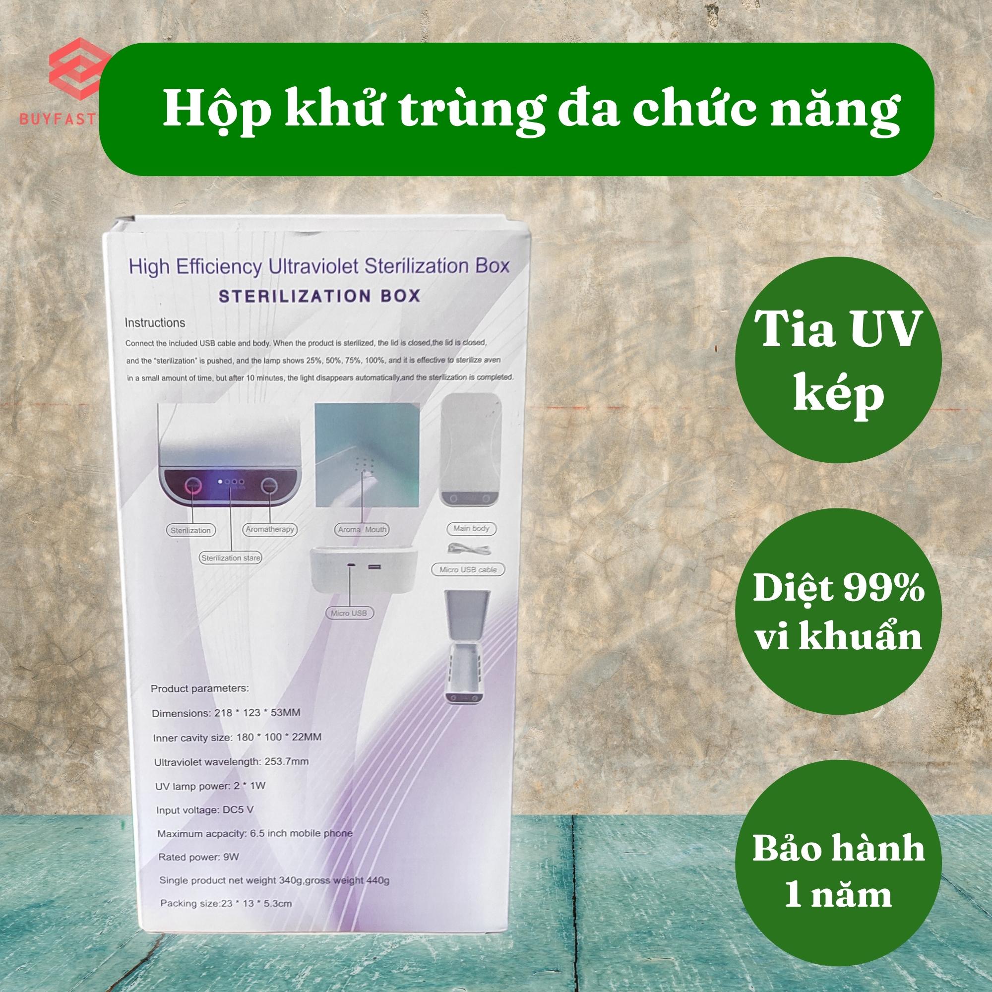 Hộp khử trùng đa chức năng Buyfastcart OULIYO thiết bị đa năng bảo vệ sức khỏe cho gia đình bạn - Hàng chính hãng