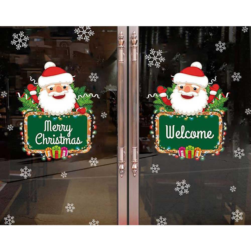 DECAL TRANG TRÍ NOEL 2 MẶT 2021 SỐ 15