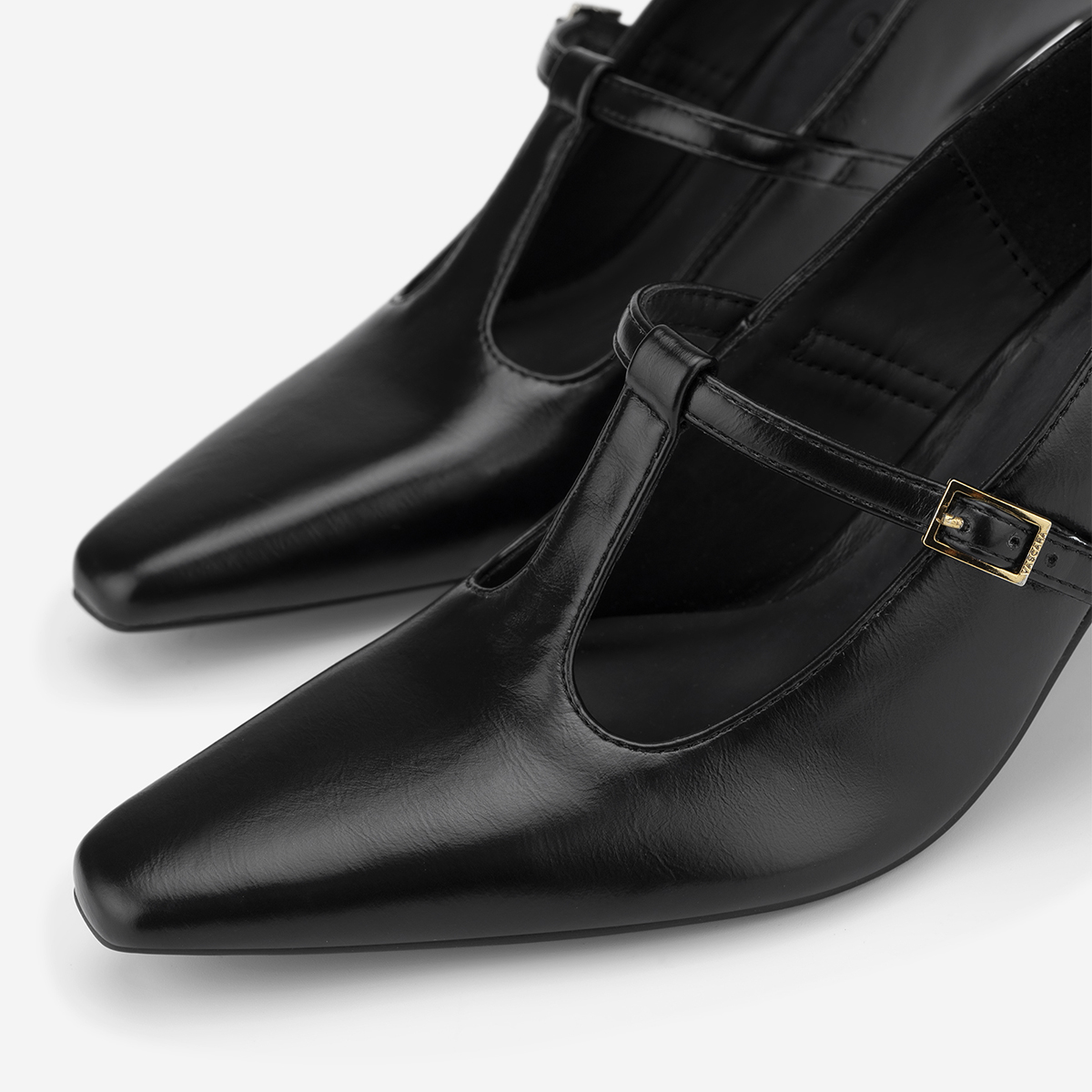 Vascara Giày Bít Mũi Spool Heel Quai T-Strap - BMN 0700