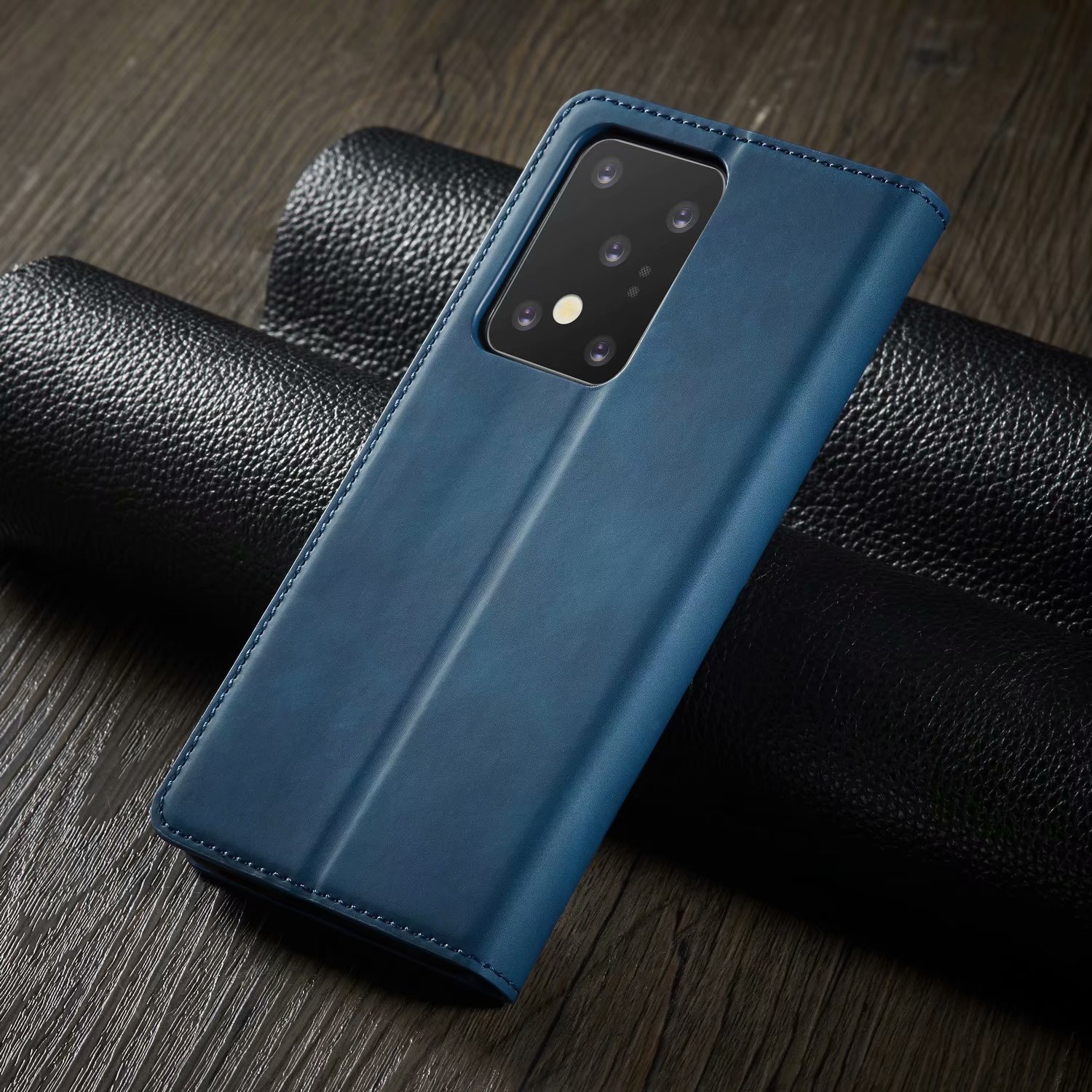 Bao da bò non dạng ví hãng Greencase dành cho Samsung Note 20 Ultra - Hàng chính hãng
