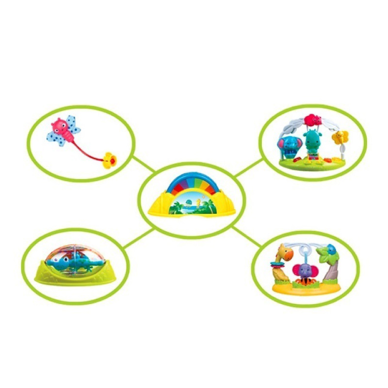 Ghế nhún nhảy tập đứng jumperoo Konig Kids KK63569 có đèn nhạc và thanh đồ chơi trẻ em