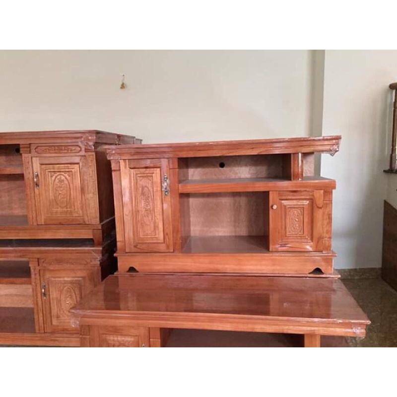 kệ gỗ xoan đào 1m2 sang trọng