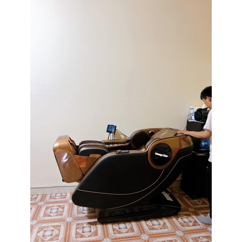 GHẾ MASSAGE OKINAWA OS 636 - CON LĂN MASSAGE 5D MAX