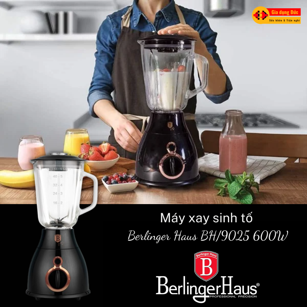 MÁY XAY SINH TỐ BERLINGER HAUS BH/9025 600W