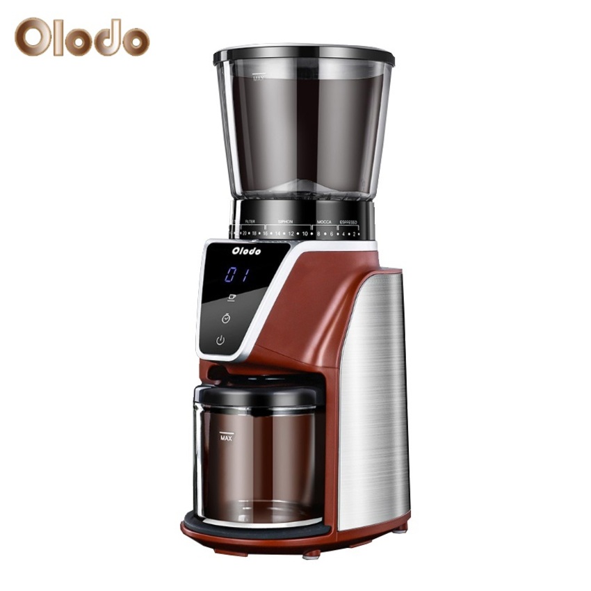 Máy xay hạt cà phê Espresso Olodo CG-001, công suất 165W, Sở hữu 31 cấp độ xay - Hàng chính hãng