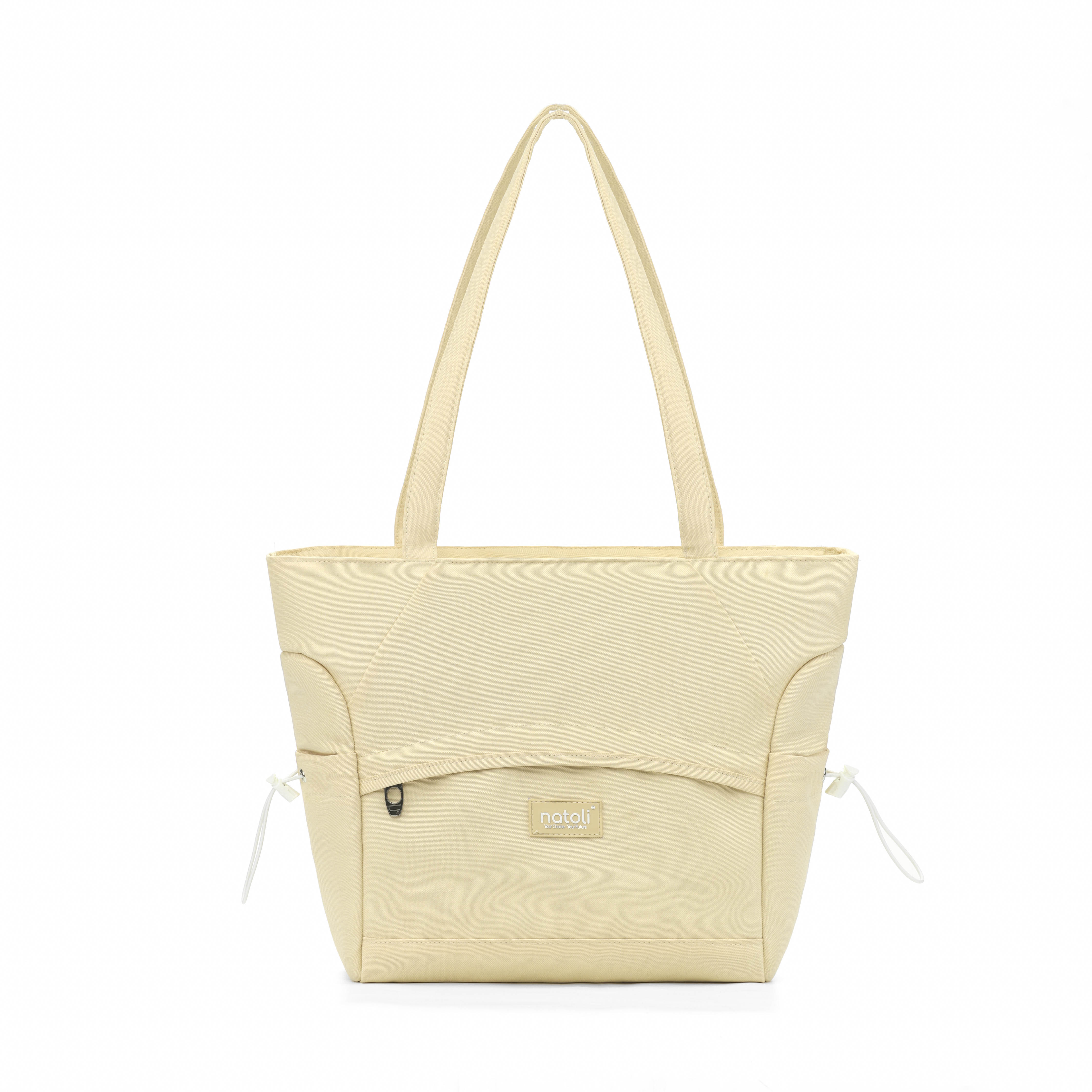 Túi tote vải canvas nữ NATOLI nhiều ngăn có khóa kéo chống nước cao cấp - BST Side Cinch Bag T20