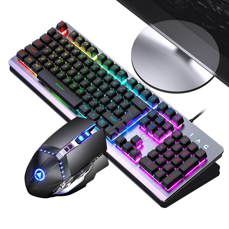 Combo Bộ Bàn Phím Gaming 1AC K002 (16 Hiệu Ứng Led RGB), Tai nghe Gaming Led, Chuột Gaming Led G3Pro