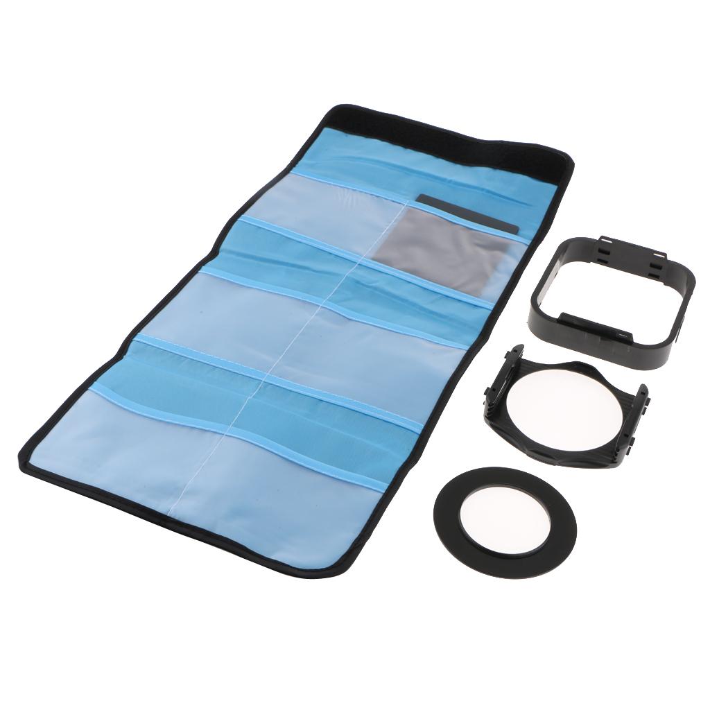 5 in 1 Camera Lens Square Filter Set Bag Hood Adapter Accessory Kit