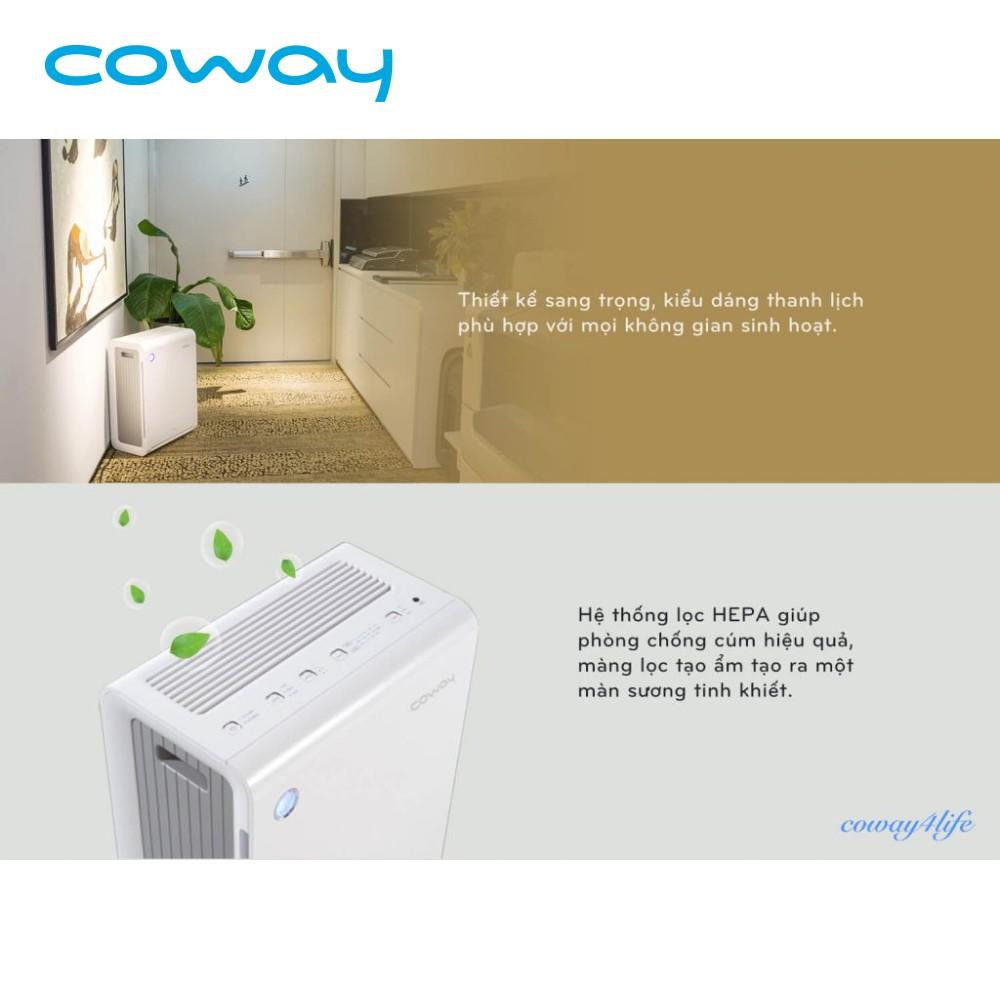 Máy Lọc Không Khí &amp; Tạo Ẩm COWAY HERO (APM-1010DH) - Diện tích phòng ≤35m², Hàng Chính Hãng