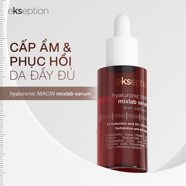 Tinh chất giảm mụn, xóa thâm EKSEPTION Hyaluronic Niacin serum 74ml