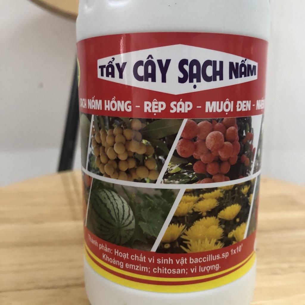 Chế phẩm rửa rong rêu, nấm mốc, muội đen, nấm hồng, rệp sáp trên cây trồng 480ml