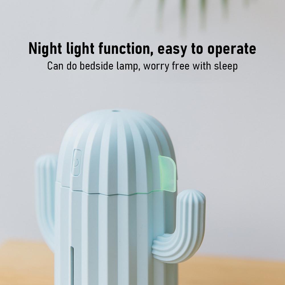 340ML USB Xương Rồng Máy Tạo Độ Ẩm Không Khí Khuếch Tán Hương Thơm Phun Sương Tạo Phun Sương Tạo Ẩm Hình Ếch Con Mini Hương Thơm Atomizer Khuếch Tán Tinh Dầu Xe Hơi