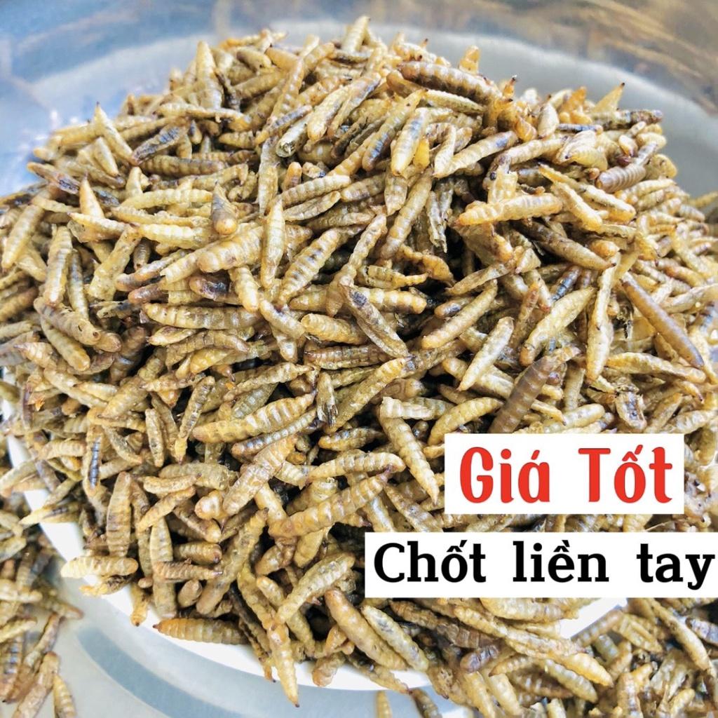 Sâu superworm sấy khô, sâu Canxi cho hamster, cá cảnh, sóc bông, nhím