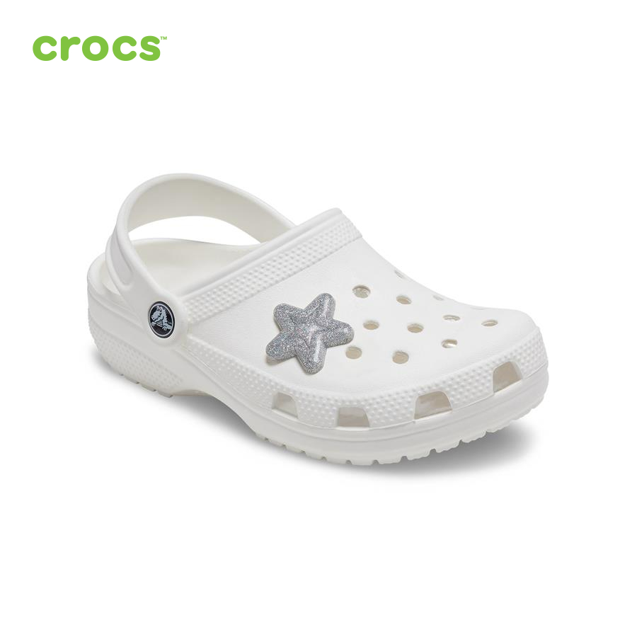 Sticker nhựa jibbitz unisex Crocs Glittery Star