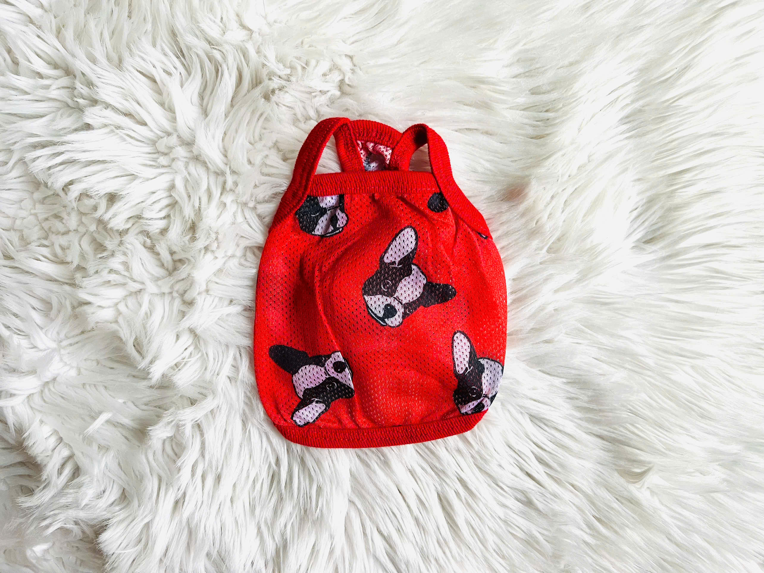 ÁO LƯỚI 2 DÂY PHOM CROPTOP CHO THÚ CƯNG CHÓ MÈO