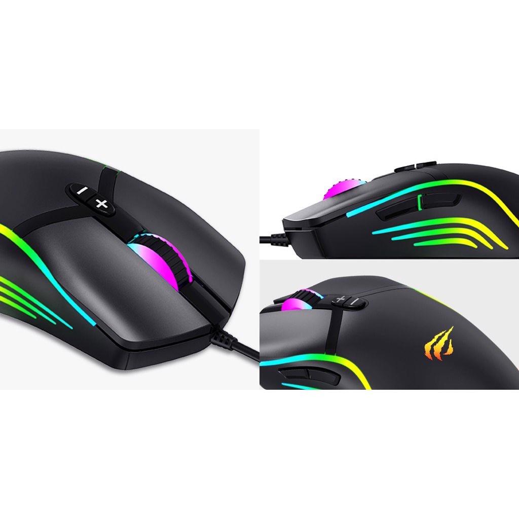 Chuột Havit MS1026 RGB Gaming Hàng chính hãng