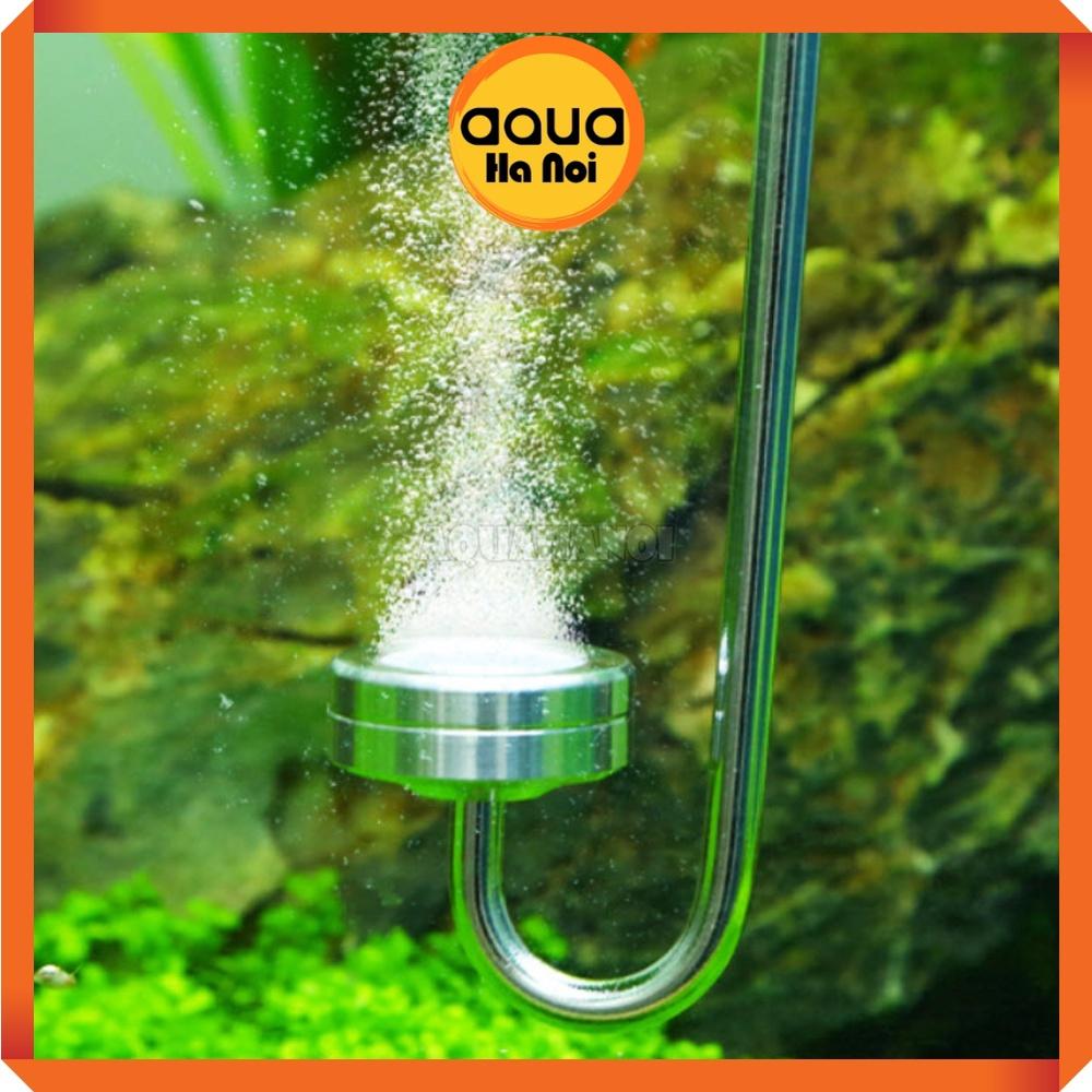 Sủi CO2 inox treo thành hồ thủy sinh cá cảnh - siêu mịn - dài 20/25/30/35/40 cm