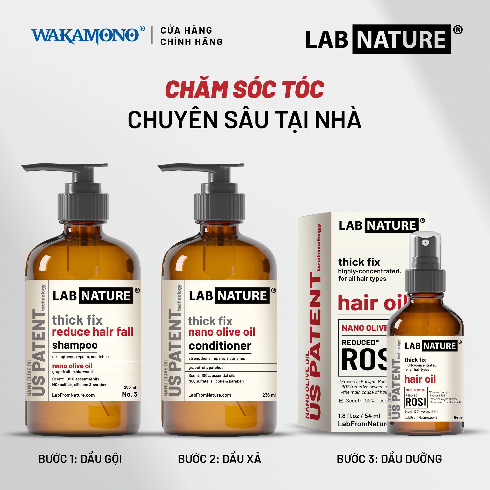 Dầu xả Ngăn rụng tóc Lab Nature Thick Fix - Công nghệ hàn gắn cấu trúc tóc - 480g