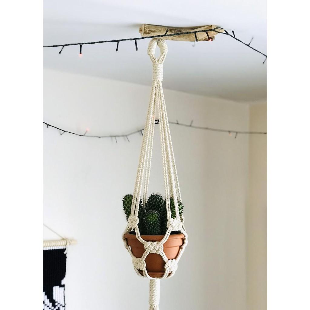 Dây treo chậu cây macrame
