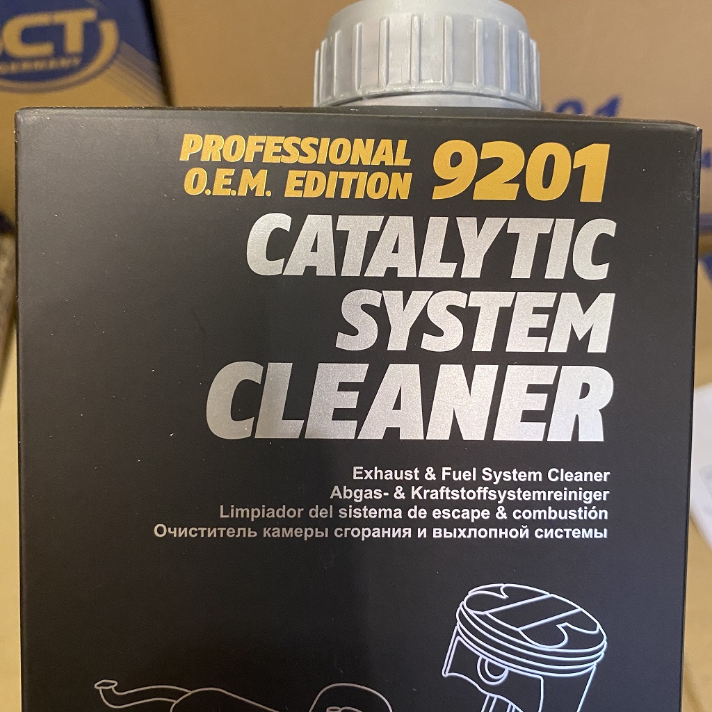 Vệ sinh bầu Catalytic, Cảm biến Oxy, Piston, Segment, Souppape MANNOL 9201 Catalytic System Cleaner 0.5 Lít