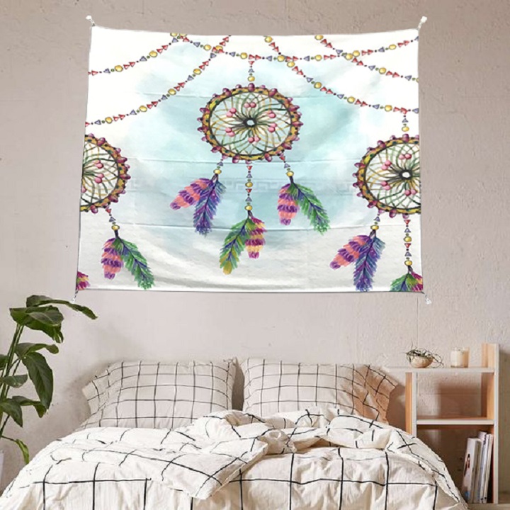 Tranh vải treo tường dreamcatcher trang trí  đáng yêu