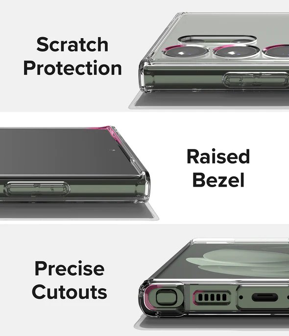 Ốp Lưng Case Dành Cho Samsung Galaxy S23 Ultra, Ringke Fusion Matte, Trong Suốt, Lưng Nhám, Chống Vân Tay - Hàng Chính Hãng