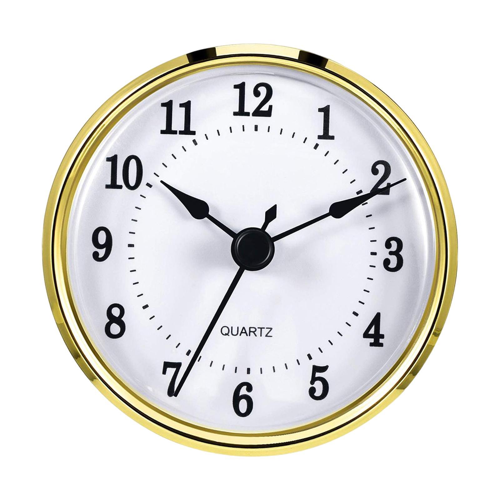 3-1/8 inch Clock Insert Round for Home Wall