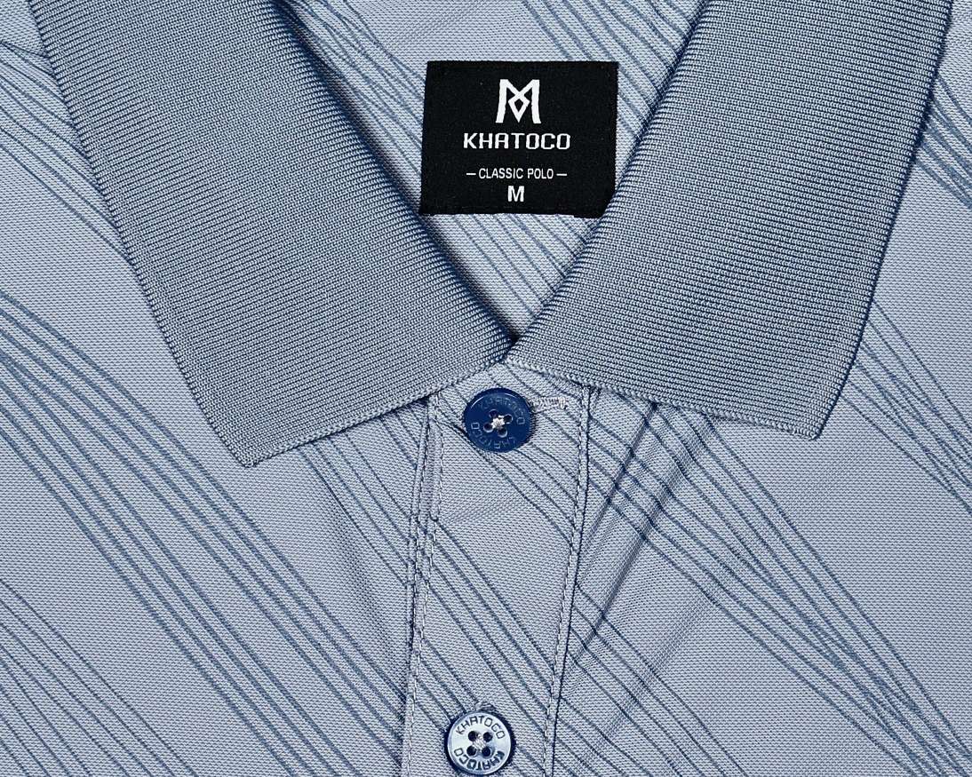 Áo Thun Nam sọc Khatoco A2MN418R2-VNIN491-2603-N