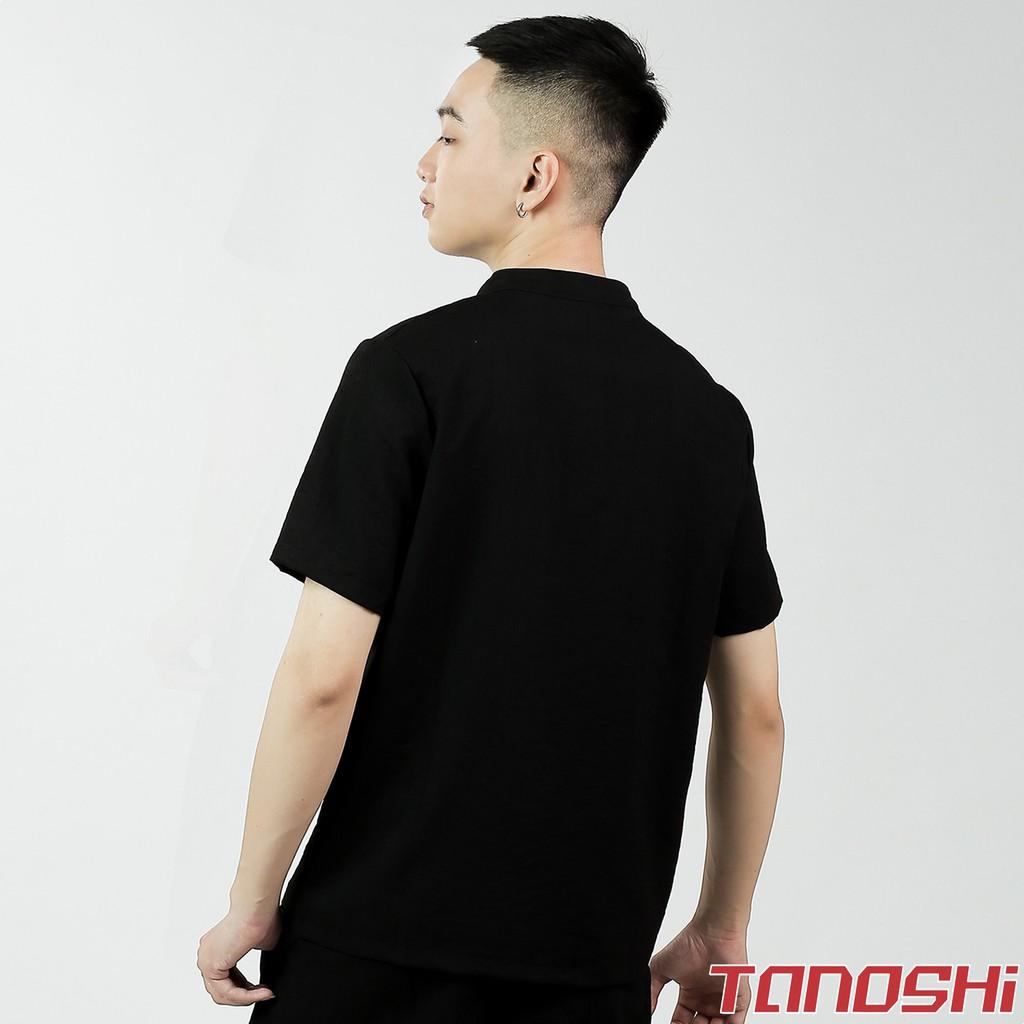 Bộ quần áo đũi nam bộ đồ nam vải đũi dày dặn