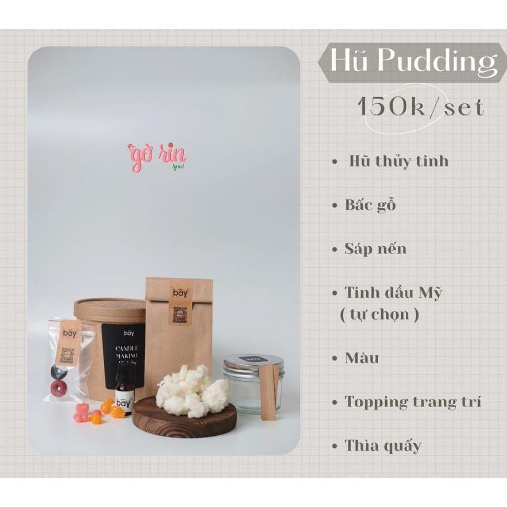 Set Tự Làm Nến Thơm Tại Nhà - Hũ nến Pudding hoặc 2 chiếc Cupcake 100g + Tinh dầu nhập khẩu Mỹ (tự chọn