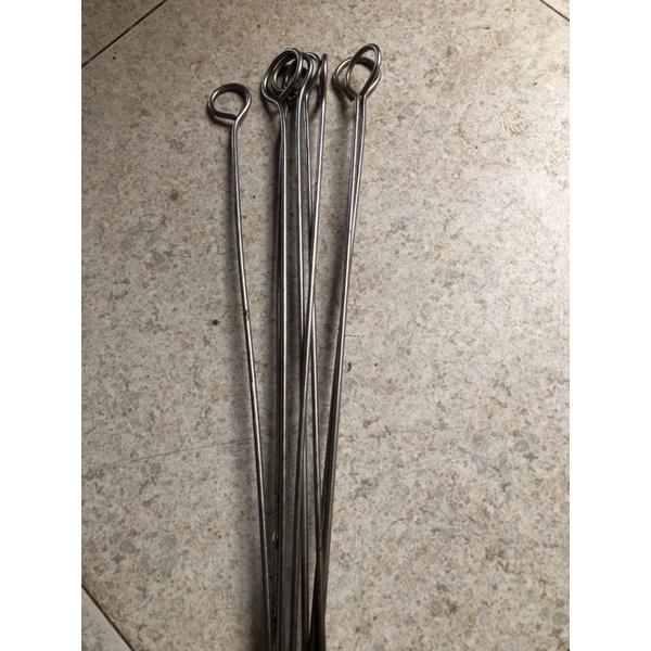 5 Xiên nướng thịt bằng inox không rỉ loại 60cm dày 4mm