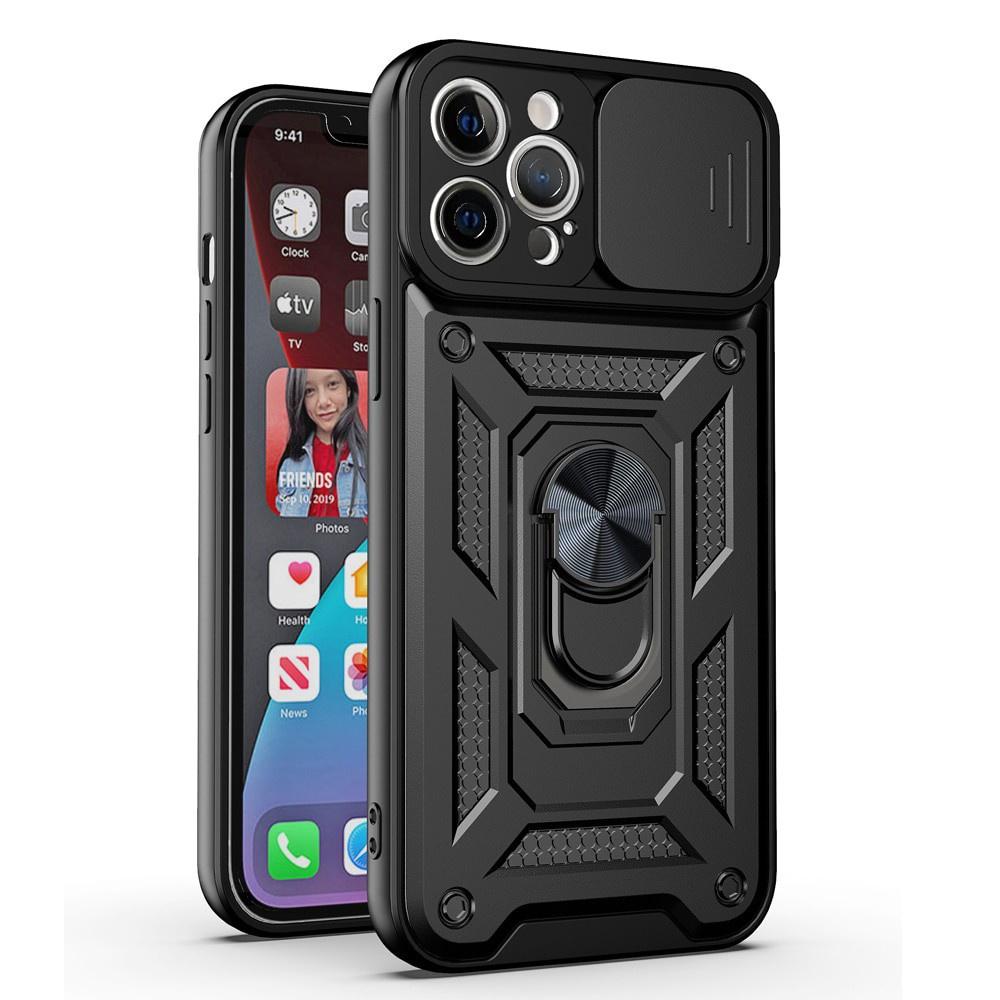 Ốp lưng dành cho iphone 6 7 8 plus x xs max 11 12 13 pro max giá đỡ iring chống sốc va đập nắp trượt bảo vệ camera