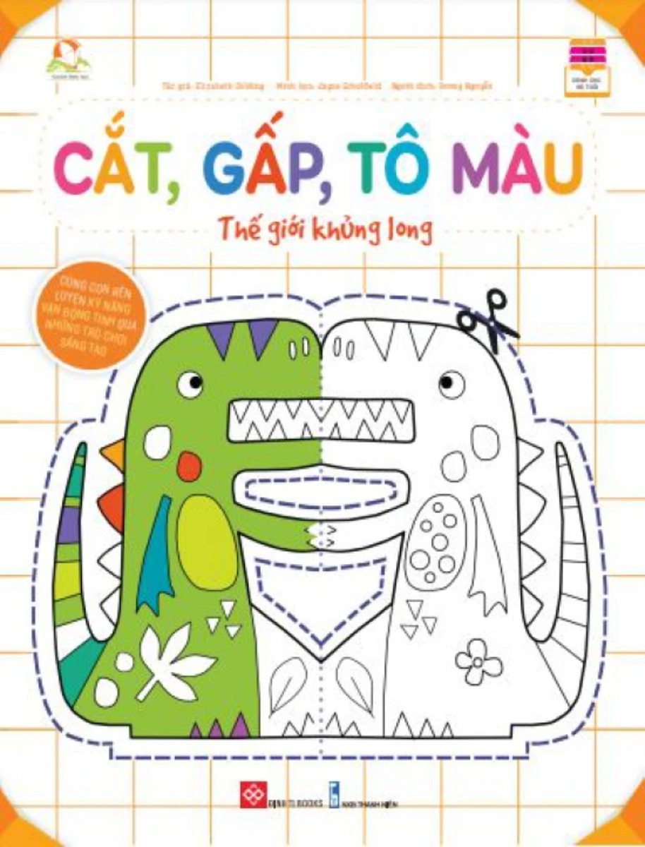 Cắt, Gấp, Tô Màu - Thế Giới Khủng Long _DTI