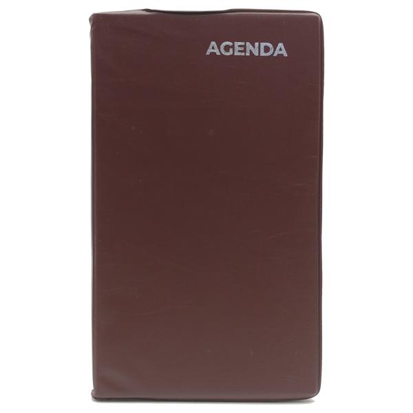 Sổ Bìa Da Kẻ Ngang Agenda Nhỏ - Màu Nâu